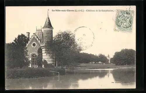 AK La Ville-aux-Clercs, Chateau de la Gaudinière