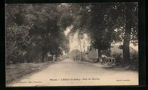 AK Pezou, L`Entrée du Bourg, Pont de Busloup