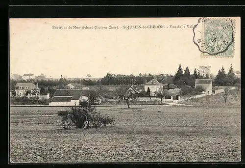 AK Saint-Julien-de-Chédon, Vue de la Vallée