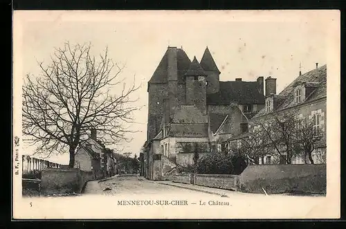AK Mennetou-sur-Cher, Le Chateau