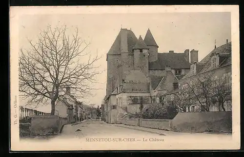 AK Mennetou-sur-Cher, Le Chateau