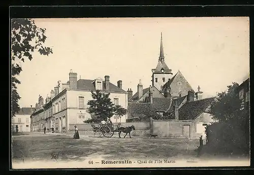 AK Romorantin, Quai de l`Ile Marin