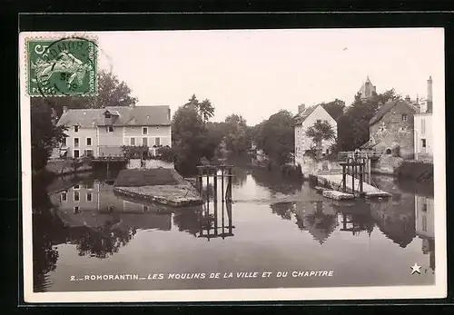 AK Romorantin, Les Moulins de la Ville et du Chapitre