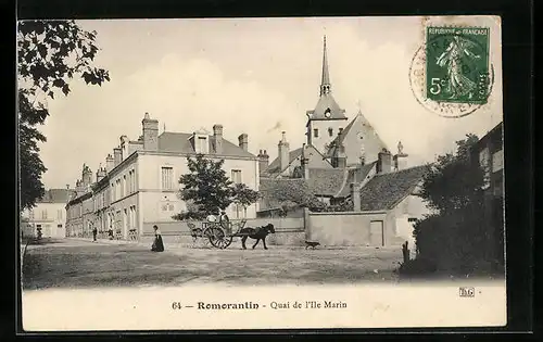 AK Romorantin, Quai de l`Ile Marin