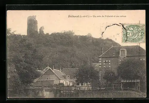 AK Fréteval, Un coin de Fréteval et ses ruines