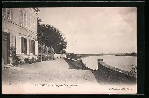 AK La Chapelle Saint-Mesmin, Partie am Flussufer