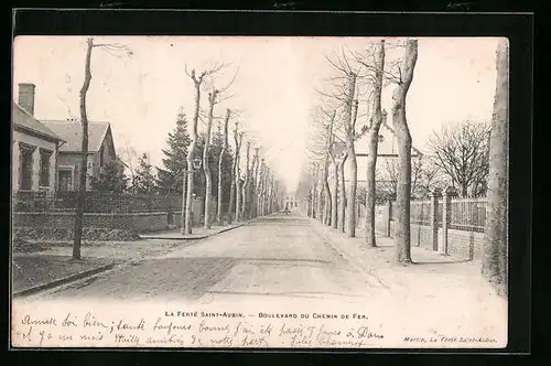 AK La Ferte-Saint-Aubin, Boulevard du Chemin de Fer