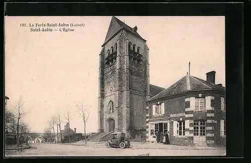 AK La Ferte-Saint-Aubin, L`Eglise Saint-Aubin