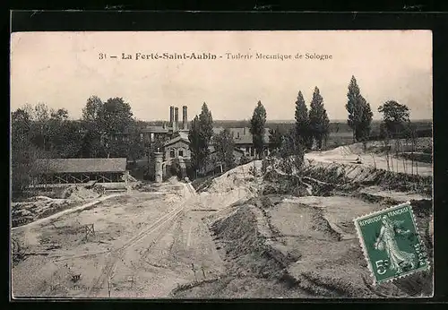 AK La Ferte-Saint-Aubin, Tuilerie Mecanique de Sologne, vue panoramique