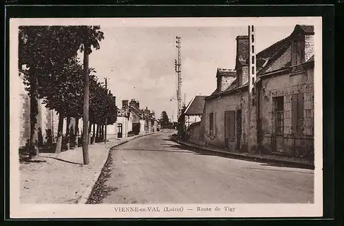 AK Vienne-en-Val, Route de Tigy