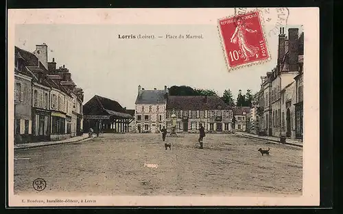 AK Lorris, Place du Martroi