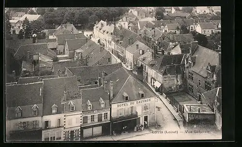 AK Lorris, Vue Generale, Hotel du Sauvage