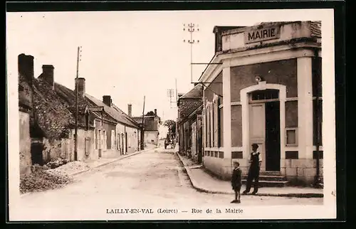 AK Lailly-en-Val, Rue de la Mairie