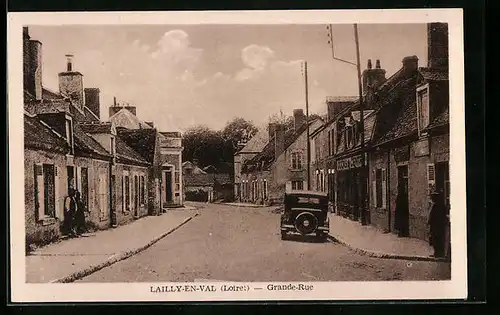 AK Lailly-en-Val, Grande Rue