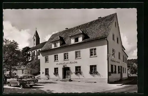 AK Indelhausen, der Gasthof zum Hirsch