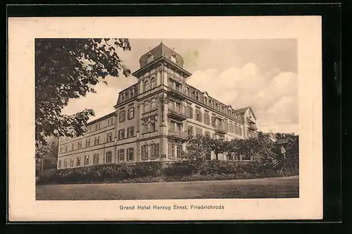 AK Friedrichroda, das Grand Hotel Herzog Ernst