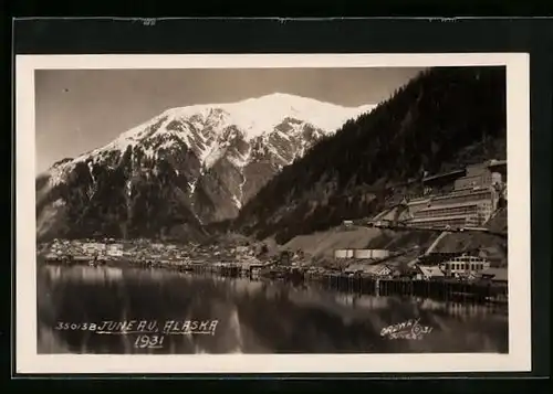 AK Juneau, AK, Generalansicht aus dem Jahr 1931