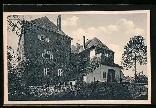 AK Freiwaldau, vor dem Schloss