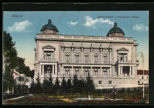 AK Belgrad, vor dem königlichen Palast