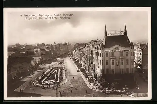 AK Belgrade, Terasie et Hotel Moskou