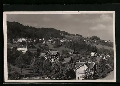 AK Walzenhausen, Blick auf die Villen am Hang