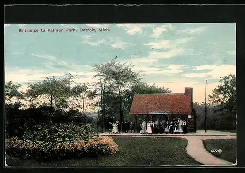 AK Detroit, MI, Entrance to Palmer Park