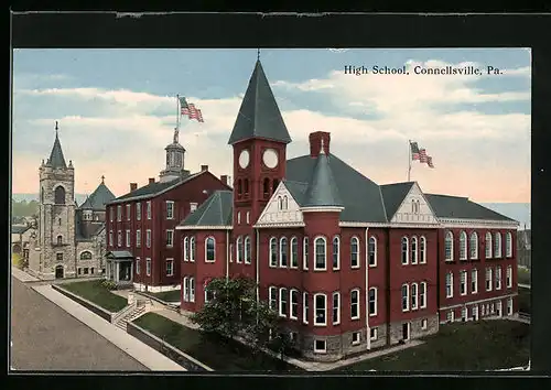 AK Connellsville, PA, at the High School