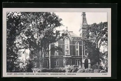 AK Greencastle, IN, Depauw University, at the East College