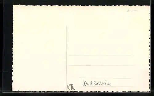 AK Dubrovnik, Generalansicht der Stadt