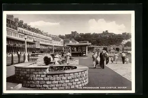 AK Dover, the promenade and castle