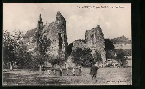AK La Neuville, Les Ruines