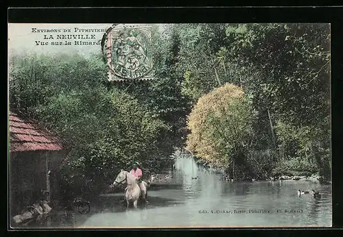 AK La Neuville, Vue sur la Rimard