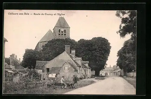 AK Chilleurs-aux-Bois, Route de Courcy et l`Eglise