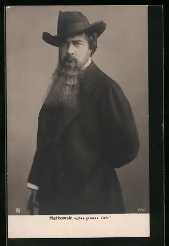 AK Schauspieler Matkowski in Das grosse Licht