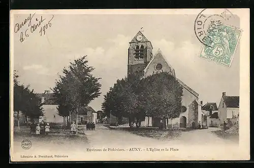 AK Auxy, L`Eglise et la Place