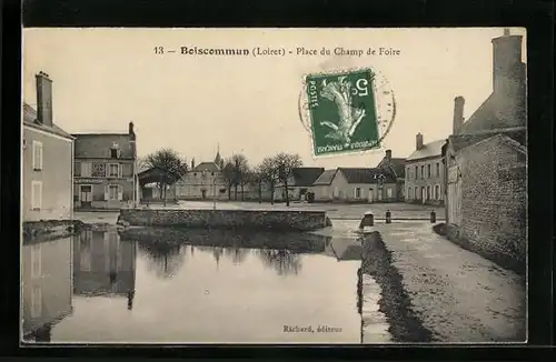 AK Boiscommun, Place du Champ de Foire