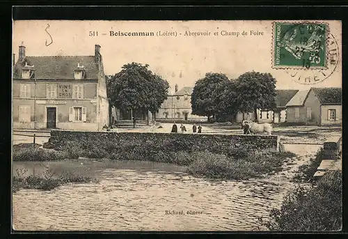 AK Boiscommun, Abreuvoir et Champ de Foire