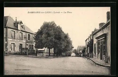 AK Dammarie-sur-Loing, La Place