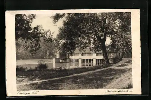 AK Esslingen a. N., Partie am Wasserhaus