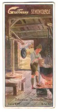 Sammelbild Hamburg-Altona, Kakao- u. Schokolade-Fabrik C. H. L. Gartmann, Schweizer Sennhütte
