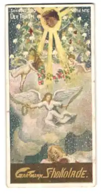 Sammelbild Hamburg-Altona, Kakao- u. Schokolade-Fabrik C. H. L. Gartmann, Des armen Kindes heiliger Christ, Der Traum