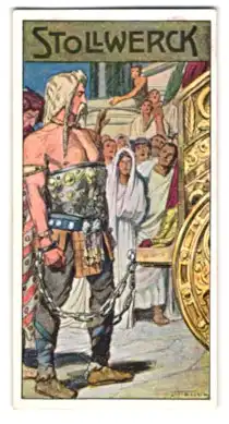 Sammelbild Stollwerck`s Mokka-Schokolade, Vercingetorix