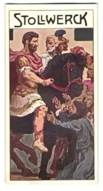 Sammelbild Stollwerck, Dr. Michaelis Eichel-Kakao, Antonius Pius