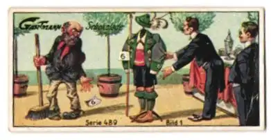 Sammelbild Gartmann Schokolade, Fortunas Laune, Tracht