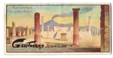 Sammelbild Gartmann Schokolade, Apollotempel
