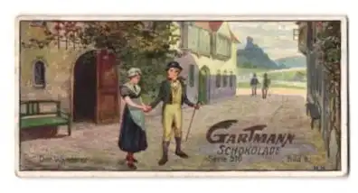 Sammelbild Gartmann Schokolade, Der Wanderer