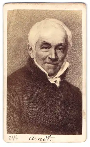Fotografie unbekannter Fotograf und Ort, Ernst Moritz Arndt