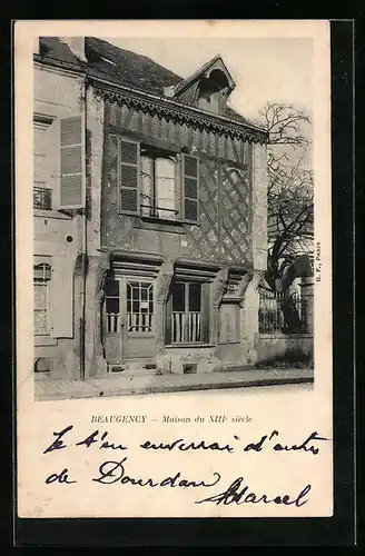 AK Beaugency, Maison du XIIIe siècle