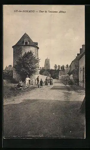 AK Gy-les-Nonains, Tour de l`ancienne Abbaye