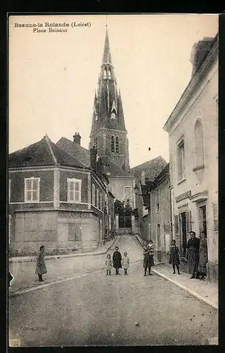 AK Beaune-la-Rolande, Place Boisson